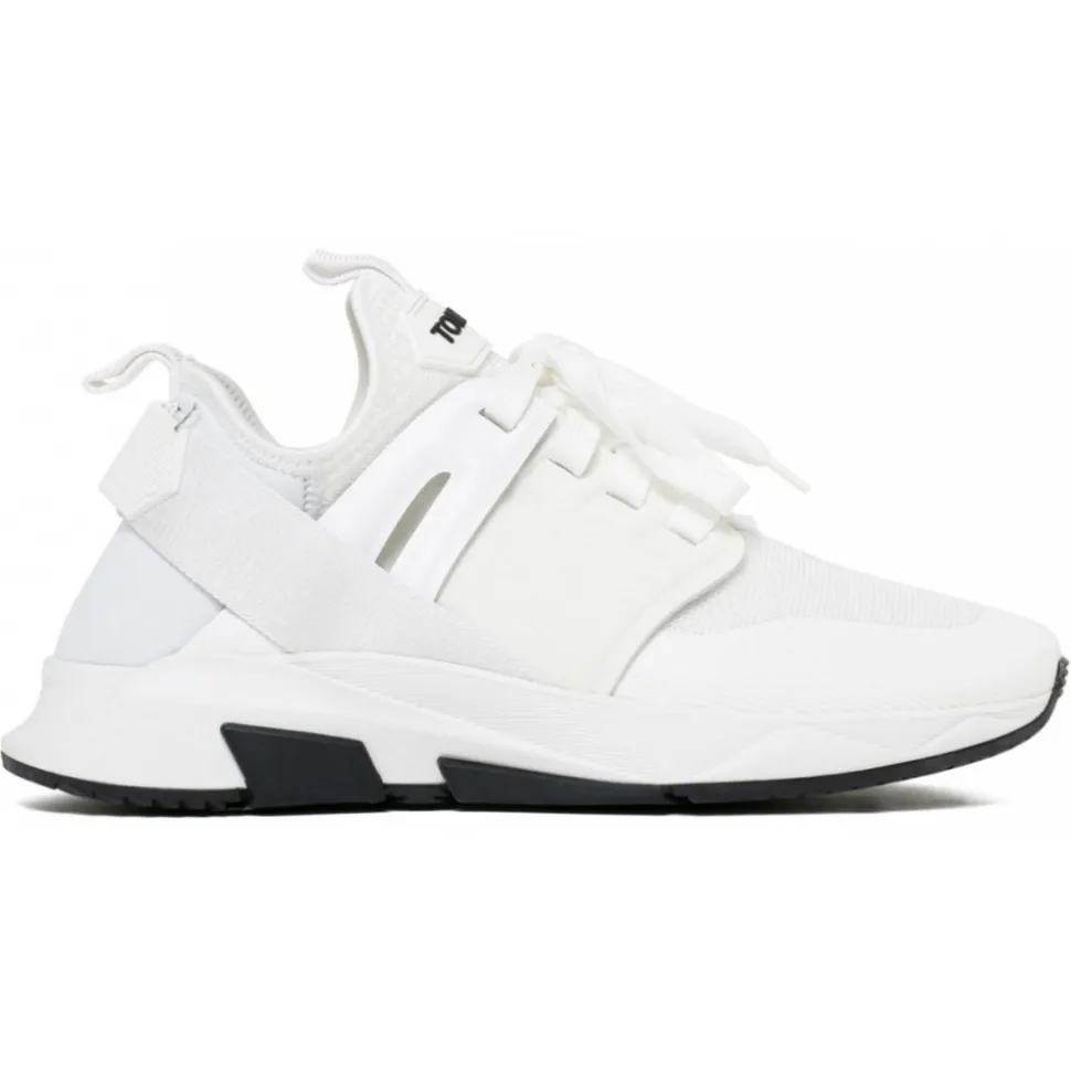 Tom Ford - White Jago Sneakers - Tom Ford Exclusive Luxury Collection - Avvenice