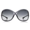 Tom Ford - Whitney Sunglasses - Oversized Round Acetate Sunglasses - FT0009 - Grey - Tom Ford Eyewear - Avvenice