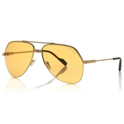 Tom Ford - Wilder Sunglasses - Pilot Acetate Sunglasses - FT0644 - Orange - Tom Ford Eyewear - Avvenice