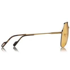 Tom Ford - Wilder Sunglasses - Pilot Acetate Sunglasses - FT0644 - Orange - Tom Ford Eyewear - Avvenice