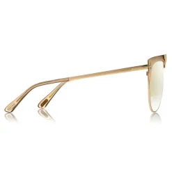 Tom Ford - Winter Gold Plated Sunglasses - Pilot Style Sunglasses - Gold - FT0707 - Sunglasses - Tom Ford Eyewear - Avvenice