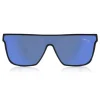 Tom Ford - Wyhat Sunglasses - Soft Rectangular Acetate Sunglasses - FT0709 - Black Mirror Blu - Tom Ford Eyewear - Avvenice