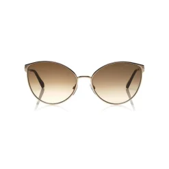 Tom Ford - Zeila Sunglasses - Round Metal Sunglasses - Rose Gold - FT0654 - Sunglasses - Tom Ford Eyewear - Avvenice