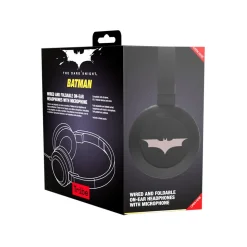 Tribe - Batman - DC Comics - Headphones with Foldable Microphone - 3.5 mm Jack - Smartphone, PC, PS4, Xbox - Avvenice