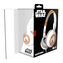 Tribe - BB-8 - Star Wars - Episodio VII - Headphones with Foldable Microphone - 3.5 mm Jack - Smartphone, PC, PS4 and Xbox - Avvenice