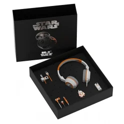 Tribe - BB-8 - Star Wars - Gift Box - 16 GB USB Stick - Car Charger - Earphones - On-Ear Headphones - Micro USB Cable - Avvenice