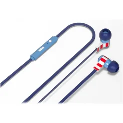 Tribe - Captain America - Marvel - Earphones with Microphone and Multifunctional Command - Smartphone - Avvenice