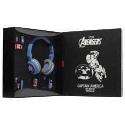 Tribe - Captain America - Marvel - Gift Box - 16 GB USB Stick - Car Charger - Earphones - On-Ear Headphones - Micro USB Cable - Avvenice