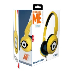 Tribe - Carl - Minions - Headphones with Foldable Microphone - 3.5 mm Jack - Smartphone, PC, PS4 and Xbox - Avvenice