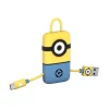 Tribe - Carl - Minions - Micro USB Cable - Keychain - Data and Charging for Android, Samsung, HTC, Nokia, Sony - 22 cm - Avvenice