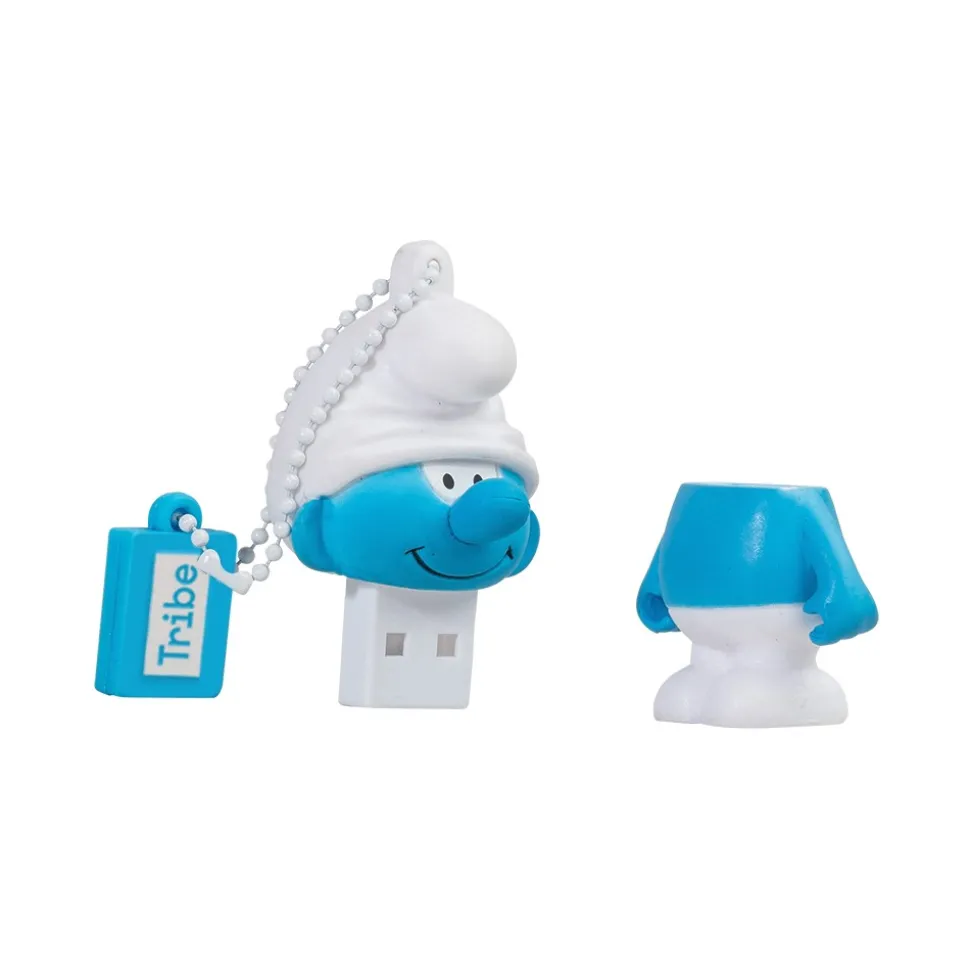 Tribe - Clumsy Smurf - The Smurfs - USB Flash Drive Memory Stick 16 GB - Pendrive - Data Storage - Flash Drive - Avvenice