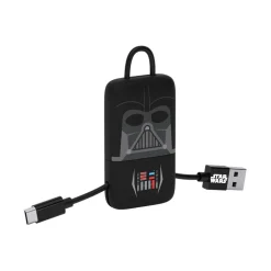 Tribe - Darth Vader - Star Wars - Micro USB Cable - Keychain - Data and Charging for Android, Samsung, HTC, Nokia, Sony - 22 cm - Avvenice