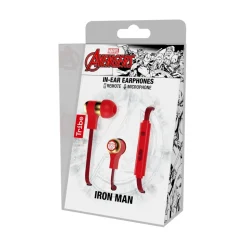 Tribe - Iron Man - Marvel - Earphones with Microphone and Multifunctional Command - Smartphone - Avvenice