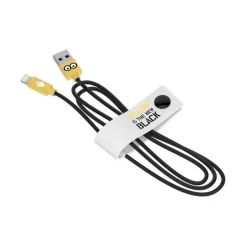 Tribe - Jail Time - Minions - Lightning USB Cable - Data Transmission and Charging for Apple, iPhone - MFi Certified - 120 cm - Avvenice
