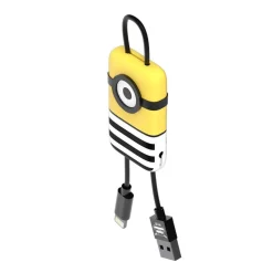 Tribe - Jail Time - Minions - Lightning USB Cable - Keychain - Data and Charging for Apple, iPhone - MFi Certified - 22 cm - Avvenice