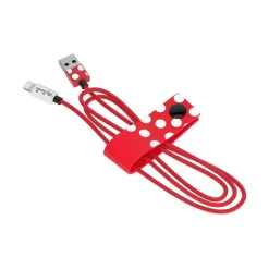 Tribe - Minnie Mouse - Disney - Lightning USB Cable - Data Transmission and Charging for Apple, iPhone - MFi Certified - 120 cm - Avvenice