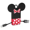 Tribe - Minnie Mouse - Disney - Lightning USB Cable - Keychain - Data and Charging for Apple, iPhone - MFi Certified - 22 cm - Avvenice