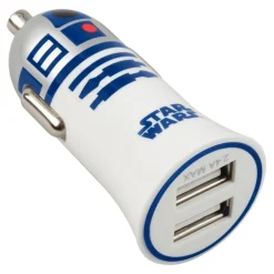 Tribe - R2-D2 - Star Wars - Car Charger - Fast Car Charge Double - USB Charger - iPhone, iPad, Tablet, Samsung, Smartphone - Avvenice