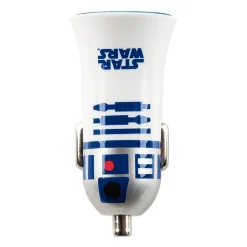 Tribe - R2-D2 - Star Wars - Car Charger - Fast Car Charge Double - USB Charger - iPhone, iPad, Tablet, Samsung, Smartphone - Avvenice