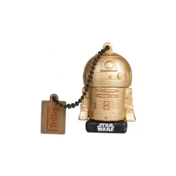 Tribe - R2-D2 Gold - Star Wars - The Last Jedi - USB Flash Drive Memory Stick 16 GB - Pendrive - Data Storage - Flash Drive - Avvenice