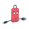 Tribe - Spider-Man - Marvel - Micro USB Cable - Keychain - Data and Charging for Android, Samsung, HTC, Nokia, Sony - 22 cm - Avvenice
