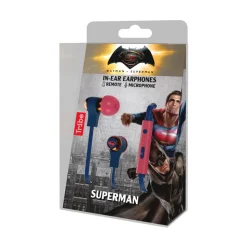 Tribe - Superman - DC Comics - Earphones with Microphone and Multifunctional Command - Smartphone - Avvenice