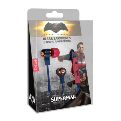 Tribe - Superman - DC Comics - Earphones with Microphone and Multifunctional Command - Smartphone - Avvenice