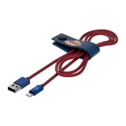 Tribe - Superman - DC Comics - Lightning USB Cable - Data Transmission and Charging Apple, iPhone - MFi Certified - 120 cm - Avvenice
