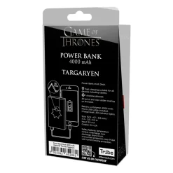 Tribe - Targaryen - Game of Thrones - USB Portable Charger - Power Bank - 4000 mAh - iPhone, iPad, Tablet, Smartphone - Avvenice