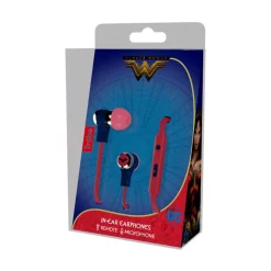 Tribe - Wonder Woman - DC Comics - Earphones with Microphone and Multifunctional Command - Smartphone - Avvenice