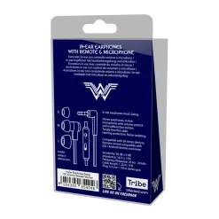 Tribe - Wonder Woman - DC Comics - Earphones with Microphone and Multifunctional Command - Smartphone - Avvenice