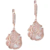 Tsars Collection - Alexandra Baroque Motif Earrings - Handmade in Swiss - Luxury Exclusive Collection - Avvenice