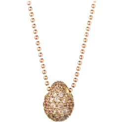 Tsars Collection - Chardonnay 9nine Silver Necklace - Handmade in Swiss - Luxury Exclusive Collection - Avvenice