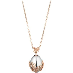 Tsars Collection - Elizaveta 05 Necklace in Gold and Diamonds - Handmade in Swiss - Luxury Exclusive Collection - Avvenice