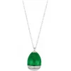 Tsars Collection - Necklace with Green Pendant with Key - Handmade in Swiss - Luxury Exclusive Collection - Avvenice