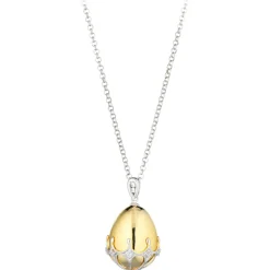 Tsars Collection - Necklace in Gold Golden Crown - Handmade in Swiss - Luxury Exclusive Collection - Avvenice