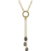 Tsars Collection - Necklace with 3 Black Eggs - Handmade in Swiss - Luxury Exclusive Collection - Avvenice