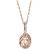 Tsars Collection - Pink 930 Silver Necklace - Handmade in Swiss - Luxury Exclusive Collection - Avvenice