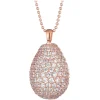 Tsars Collection - Pink 9nine Silver Necklace - Handmade in Swiss - Luxury Exclusive Collection - Avvenice
