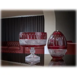Tsars Collection - Red Openable Egg Box - Handmade in Swiss - Luxury Exclusive Collection - Avvenice