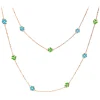 Tsars Collection - Tamara Romantic Garden Necklace 90 cm - Handmade in Swiss - Luxury Exclusive Collection - Avvenice