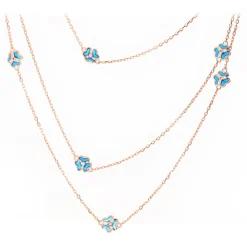 Tsars Collection - Tamara Romantic Garden Necklace 120 cm - Handmade in Swiss - Luxury Exclusive Collection - Avvenice