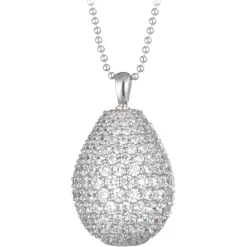 Tsars Collection - White 9nine Silver Necklace - Handmade in Swiss - Luxury Exclusive Collection - Avvenice