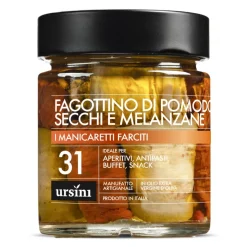 Ursini - Dried Tomatoes and Eggplants Rolls - 31 - Stuffed - Delicacies - Organic Italian Extra Virgin Olive Oil - Avvenice