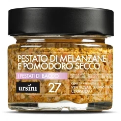 Ursini - Eggplants and Dried Tomato Pestato - 27 - Pestati di Bacco® - Organic Italian Extra Virgin Olive Oil - Avvenice