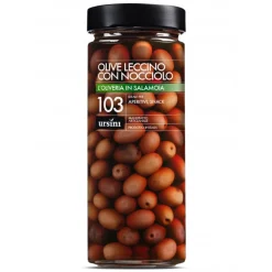 Ursini - Leccino Whole Olives - 103 - In Brine - Olives - Italian Olives - Avvenice