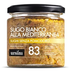 Ursini - Mediterranean White Sauce - 83 - Without Tomatoes - Sauces - Organic Italian Extra Virgin Olive Oil - Avvenice