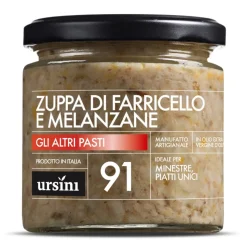Ursini - Soup of Cracked Farro and Eggplants - 91 - Other Meals - Organic Italian Extra Virgin Olive Oil - Avvenice