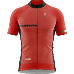 Vardena - F1 Red - Full Carbon Jersey - New Collection - Made in Italy - Luxury High Quality - Avvenice