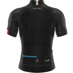 Vardena - Solid Black - Full Carbon Jersey - New Collection - Made in Italy - Luxury High Quality - Avvenice